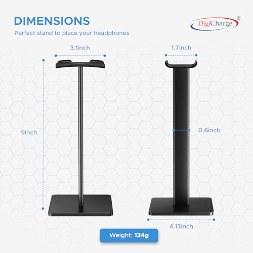 Digicharge Headphone Stand, Universal Gaming Headset Holder for SteelSeries JBL, Sony, Logitech, Desktop Mount for Over-Ear - Image 3