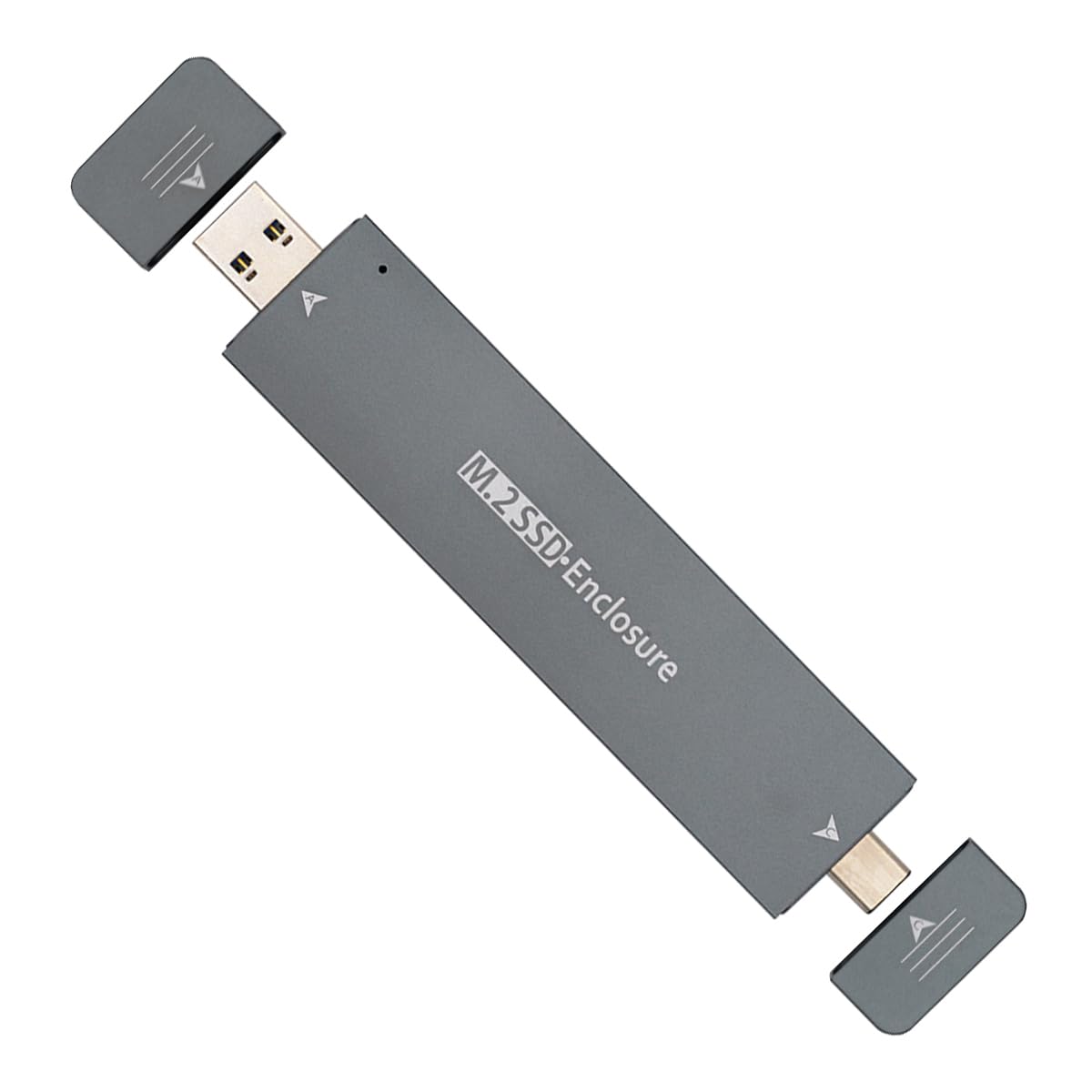 CY NGFF 10Gbps Combo Type-C USB3.0 to M-Key NVMe M.2 NGFF SATA SSD PCBA Case 2280/2242/2230mm Adapter RTL9210B Chipset-image-18