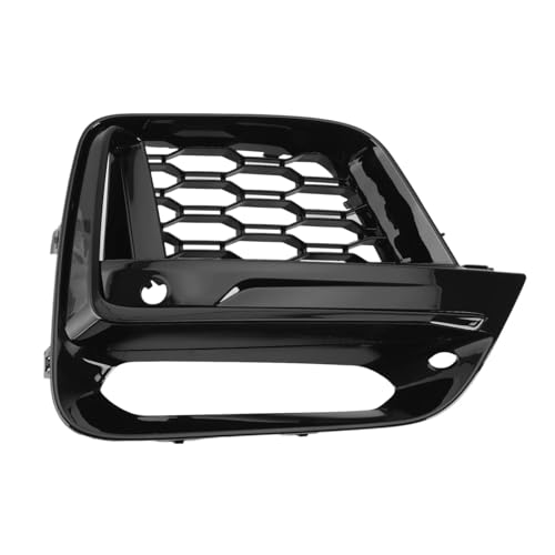 Front Fog Light Cover Grille Trim Accessories Compatible For BMW- X3 G01 G08 X4 G02 2018 2019 2020 (with Fog Lamp Hole) (black)