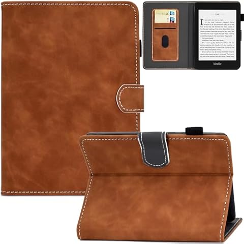Artyond Case for Kindle Paperwhite 10th Generation 2018, Lightweight Slim Folio Cover with Auto Wake/Sleep Protective Case for Amazon Kindle Paperwhite 10th Generation 2018 Release, Brown Cover