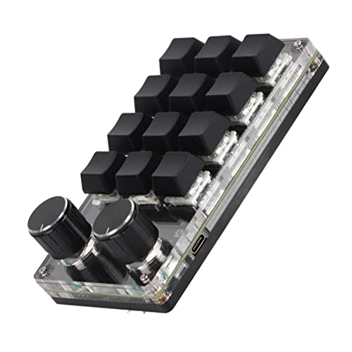 Mini clavier à 12 touches macro RVB interrupteur bleu mécanique pour gestion multimédia