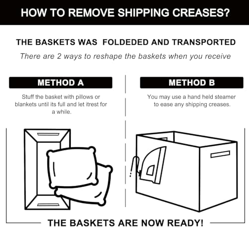 Image of OIAHOMY Extra Large Blanket Basket, 95L Cotton Rope Woven Laundry Basket, Toy Bin for Baby Room, Container for Blanket Storage in Living Room, 24''x17''x14'', Brown & White