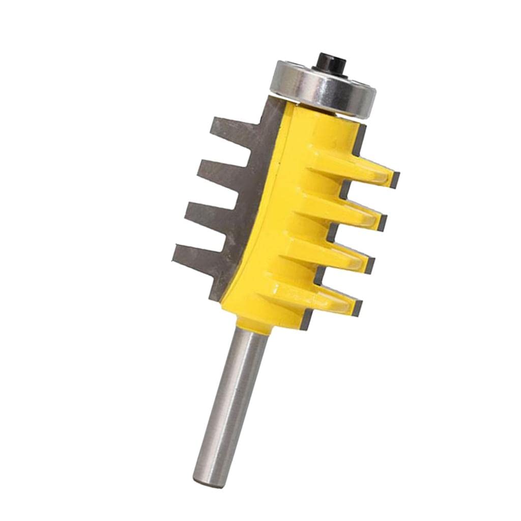 Optimuss 1-1/4'' Reversible Shank Finger Glue Joint Router Bit Cutter Woodworking Tool-image-7