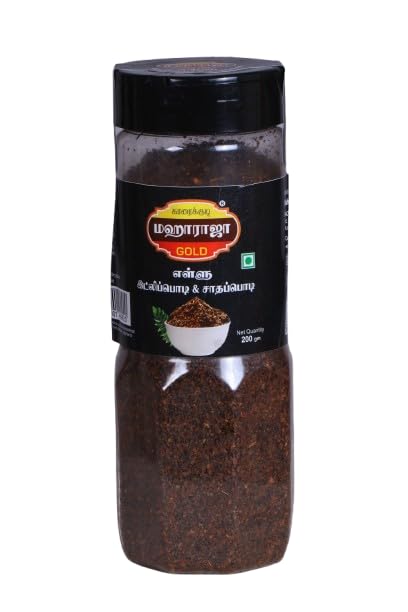Karaikudi Maharaja Gold Ellu Idli Podi, Sesame Idli Chilli Powder, 200g Pack (1) (B0DFVMRMYF) Amazon Price History, Amazon Price Tracker
