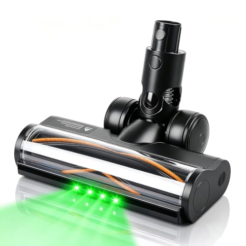 Grüner LED Light Bodenbürste Kompatibel für Dreame Z30 R20 T20 T30 R30 Z10,Z20 V12 V12Pro T20pro V11SE R10, Geeignet für alle Arten von glatten, harten Böden wie Holzböden, Fliesen usw