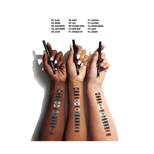 NYX-PROFESSIONAL-MAKEUP-Slim-Eye-Pencil-Dark-Brown NYX PROFESSIONAL MAKEUP Slim Eye Pencil, Eyeliner Pencil - Dark Brown