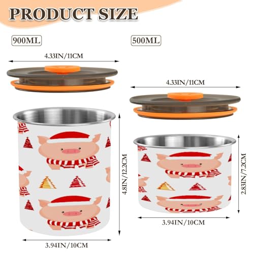 Contenedor hermético de acero inoxidable para café 30oz miniatura 2
