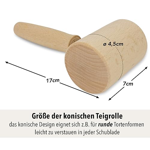 SOHFA Rullo per teglia in legno di faggio