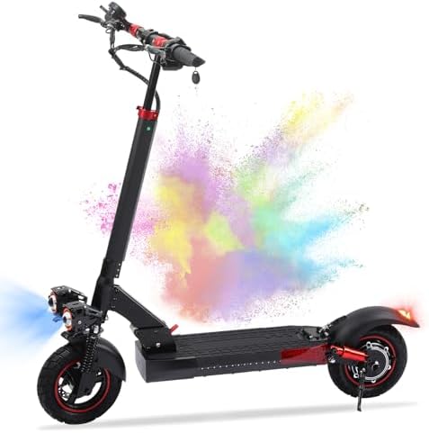 10” Patinete Eléctrico Adultos Batería 48V15Ah Motor Potente 800W...