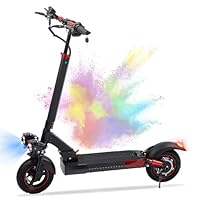 10&rdquo; Monopattino Elettrico Adulto 500W Motore 48V/15Ah Batteria 50-55Km di Autonomia Doppio Sistema di Frenata Monopattino Elettrico Pieghevole in Lega di Alluminio Carico 150kg (800W(48V15Ah))