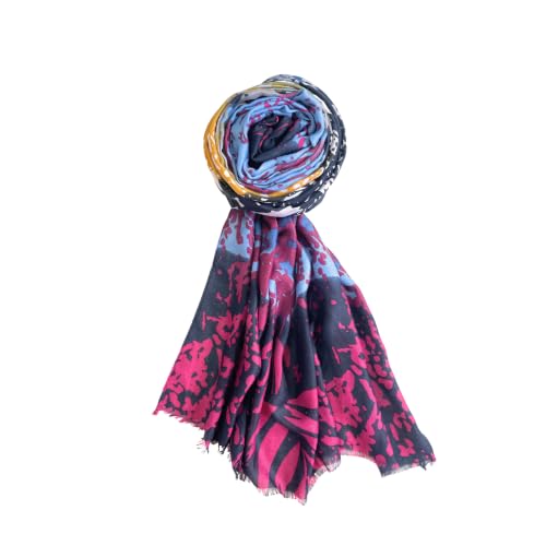 Image of Aura Collection Viscose Cotton Scarf Stole for Women