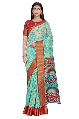 Image of Glory Sarees Women's Cotto Silk Saree With Blouse Piece (Fashion104 Parent)