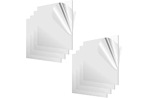 10x10 Acrylic Sheet Plexiglass Clear Cast Transparent Plastic Plexi Glass Board