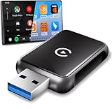 Wireless CarPlay & Android Auto Adapter,Kabelloser USB-Dongle für Autos,Plug & Play, Schnelle Stabile Verbindung,Convert Wired CarPlay/Android Auto zu Wireless,für iOS 10+/Android 11+ & Autos ab 2016