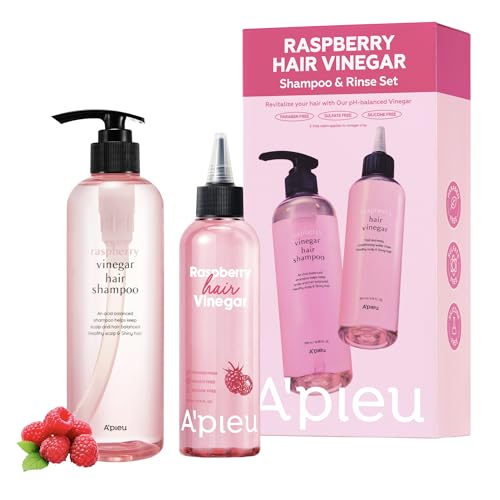 A’PIEU Raspberry Vinegar Hair Care Set: Shampoo & Rinse
