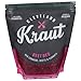 Cleveland Kraut, Naturally Fermented Beet Red Sauerkraut with Live and Raw Probiotics, 16 oz. pouch (Pack of 6)