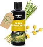 AllgäuQuelle® Saunaduft Aufguss mit [100% Bio Öle] verschiedene Düfte - Das Saunaöl Konzentrat für echte Sauna Fans (100 ml (1er Pack), Sonnenaufguss)