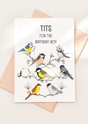 TEEMI-Birdwatching - Funny Birdwatcher Birthday Card for You Best Friend, Boyfriend, Husband, Brother, Dad, Grandad or Uncle