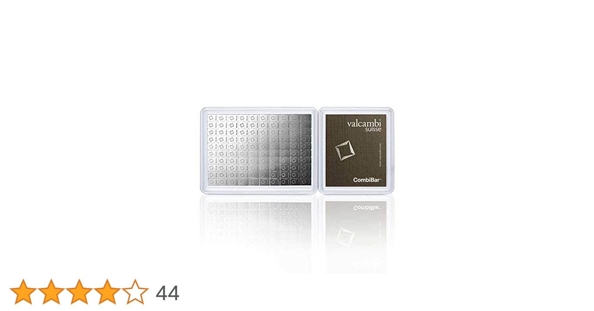 100個入り 1グラム 銀地金バー - ヴァルカンビ シルバー コンビバー