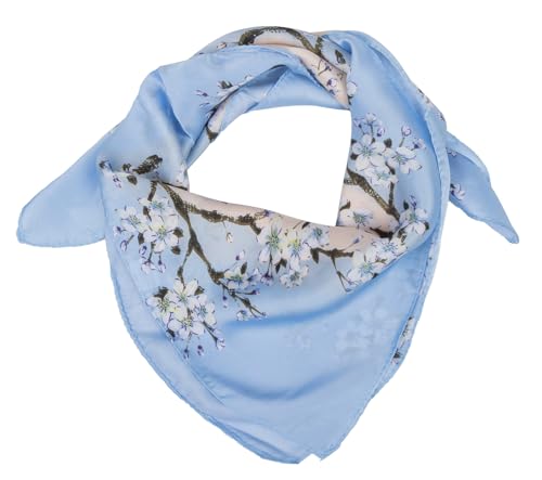 Scarfs for Women Fashion Hair Scarves Accessories Lightweight Floral Print Neck Scarfs(27''x27'')3
