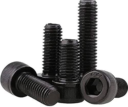 Image of Rely⇒ (Pcs-25) M6x30 mm Socket Head Cap Head Cap Screw Allen Bolt High Tensile | Allen Socket Head Cap Screw with Allen Key 1 PcS