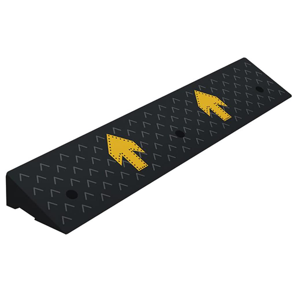 Rampe de seuil portable pour fauteuil roulant et marches, franchissez 4-15 cm sans effort