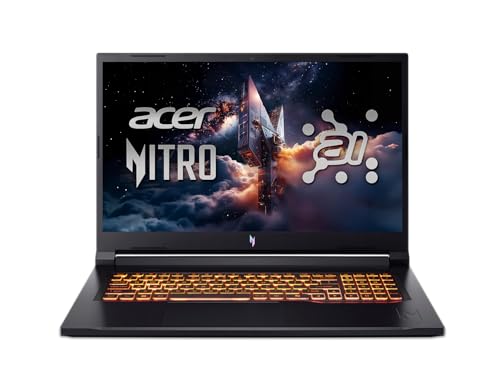 Image of Acer Nitro V 17.3 inch FHD IPS Gaming Laptop ANV17-41-R8ML NVIDIA GeForce RTX 5060 16GB RAM 512GB Storage