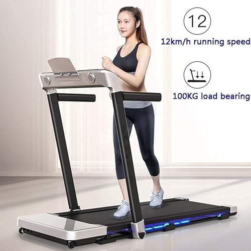 Image of Folding Treadmill Under Desk Electric Treadmill LED Display Walking Jogging for Home Office Use