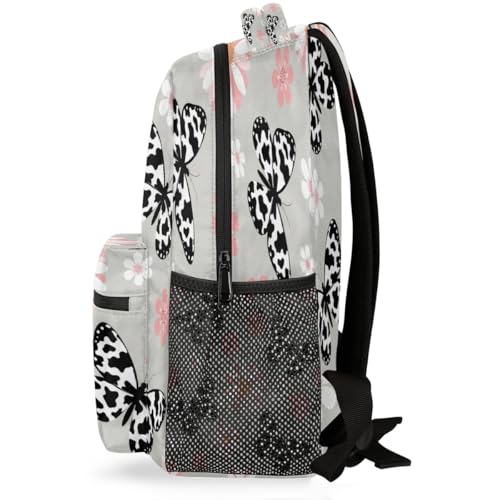 Mochila ligera con diseño de flores y compartimento seguro para ordenador 3
