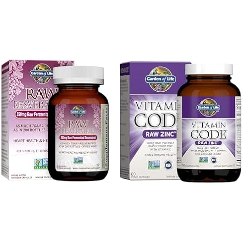 Garden of Life Resveratrol & Zinc Supplements Cover