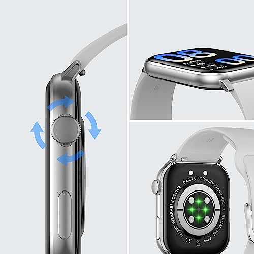 COCO Emergency Alert Smartwatch for Seniors – Fall Detection, SOS Call, Heart Rate & SpO2 Monitor, Medication Reminder, Bluetooth Calling, Caregiver App, BT2-X (2026) (Silver) - Image 6