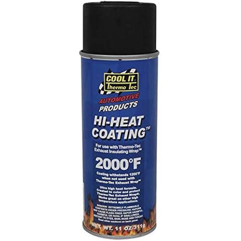 Thermo Tec 12001 Black High Heat Coating 12 oz Cover