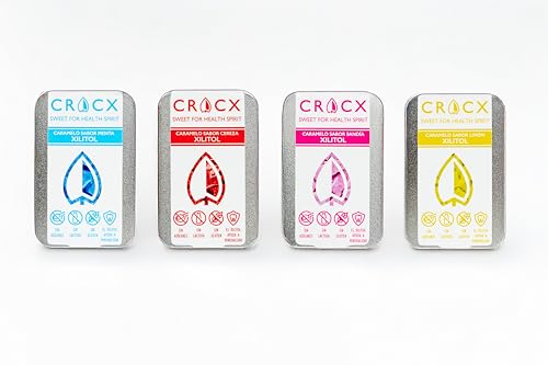 CRACX MIX 4 SABORES 35GRM*4UDS - CARAMELOS DE XILITOL SIN AZUCAR
