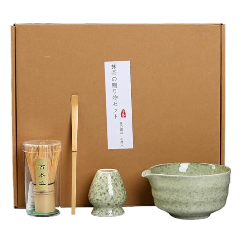 Amazon｜Yavoluy 茶道具 抹茶セット お点前セット お抹茶4点セット 百