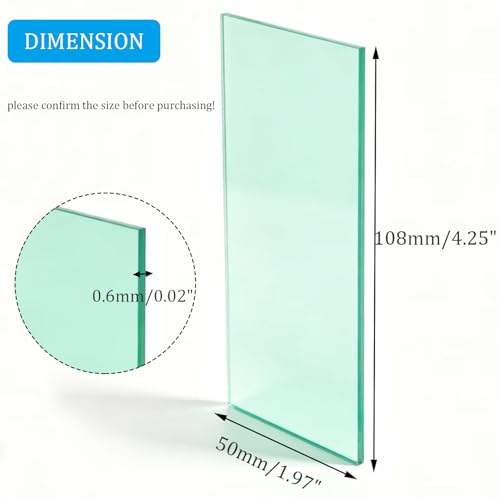 Image of Welding Helmet Cover Lens,Solar Auto Darkening Welding Helmet Replacement Lens,Outside Protective Lens-20Pcs