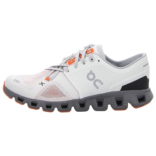 Image of ON Mens Cloud X 3 Textile Synthetic Ivory Alloy Trainers 7.5 US