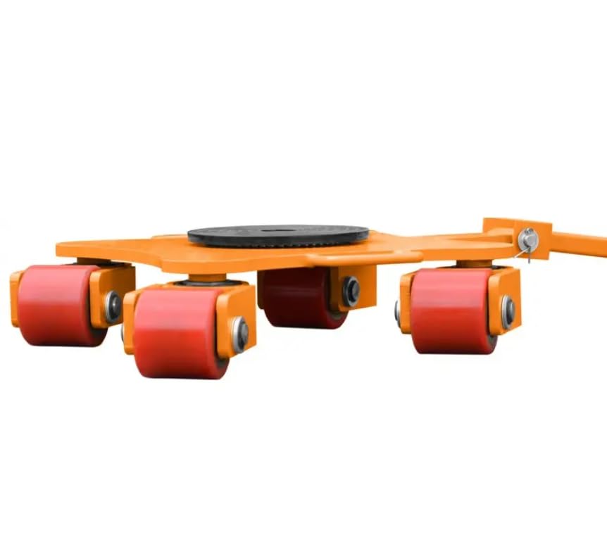CORMAK Patines de carga con ruedas dirigibles – CRP4T 4 toneladas de ruedas de transporte