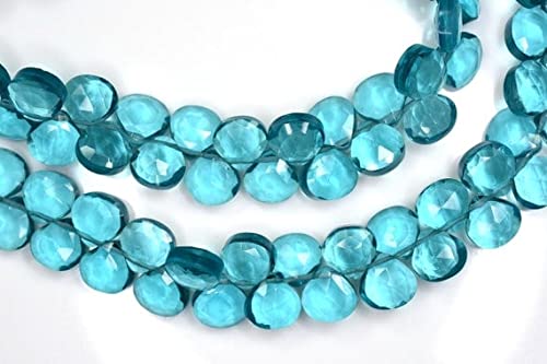 London Blue Quartz AAA poli supérieur pour création bijoux de luxe 8mm