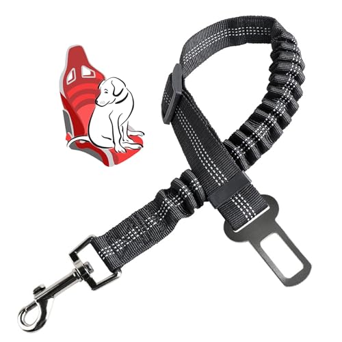 Cinturón Seguridad para Perro Coche 80cm Negro