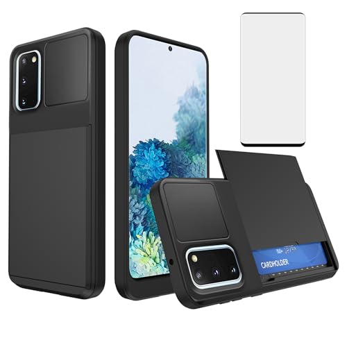 Coque Samsung S20 5G Asuwish avec protège-écran verre et porte-carte
