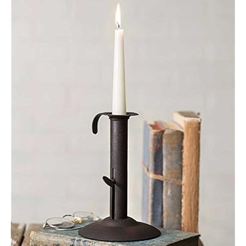 Colonial Tin Works Small Hog Scraper - Adjustable Candle Stick Holder (1) Cover