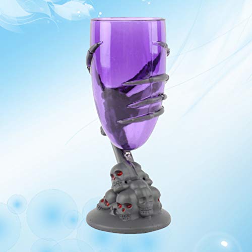 Cabilock 2 peças Halloween Goblet Esqueleto Vinho Goblet Piscante Copos de Bebidas Cápsulas de Vinho