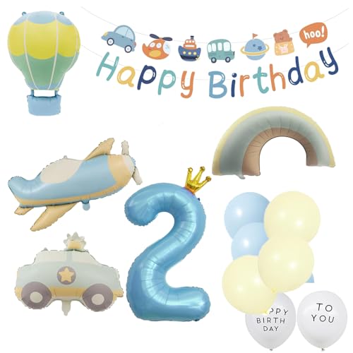 誕生日 車 風船 誕生日 バルーン 飾り 2歳