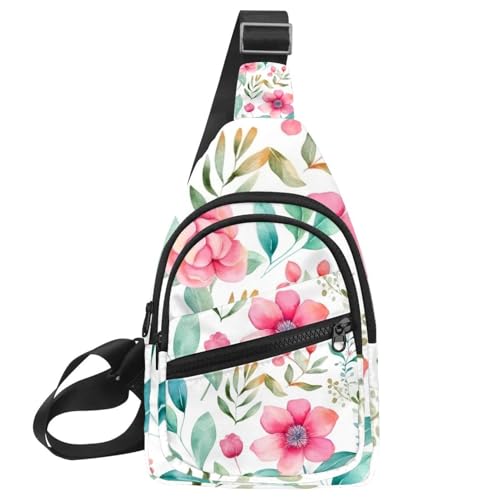 Mochila de flores rosas ligera para evitar el dolor de espalda diario