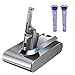 Produktbild 21,6V 6.0Ah Ersatzakku Kompatibel mit Dyson V8 Akku für Dyson V8 Absolute V8 Animal V8 Fluffy Dyson SV10 Handstaubsauger Schnurfreier mit 2 Vorfilter Schnurfreier Vakuum-Handstaubsauger