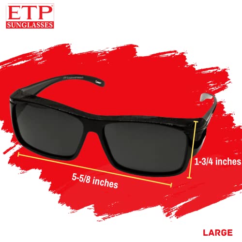 ETP Polarized Wear Over Glasses| Sunglasses with Case | Wraparound Sunglasses2