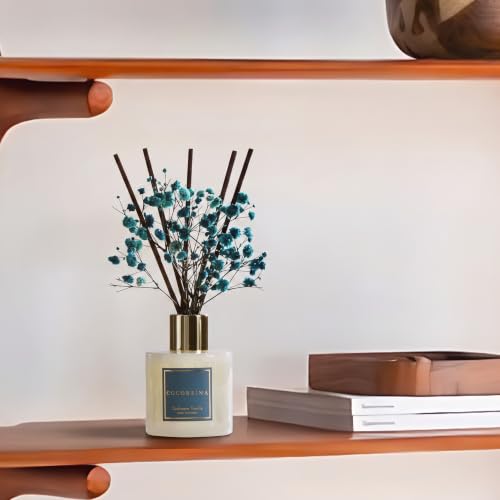 Image of COCORRINA Reed Diffuser - Cashmere Vanilla 3.38 fl oz Reed Diffuser for Bedroom Bathroom Home Decor