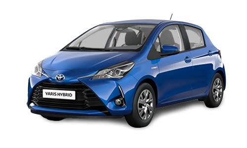SPRINT04607 - Tappetini su Misura per Auto in Moquette Antiscivolo Compatibile con Yaris III Hybrid dal 2012-2020