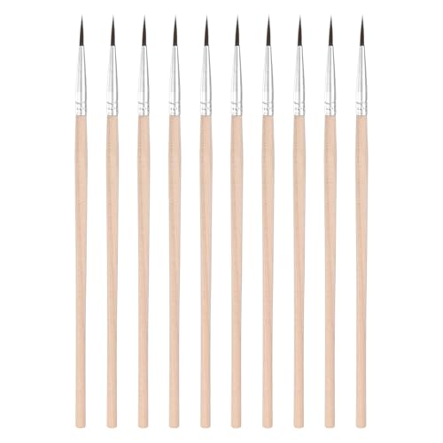 M METERXITY 10-Pack Cepillo Polinizador Manual de Madera miniatura 1
