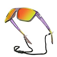 Bright-translucent Purple-yellow Gradient Frame, Amber Lenses